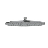 Product Cut out image of the Crosswater 3ONE6 316 Slate 300mm Round Shower Head